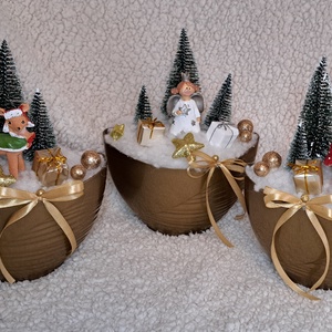 Adventi asztaldísz - karácsony - adventi díszek - adventi asztaldísz - Meska.hu