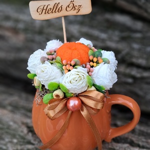 Őszi bögre dekoráció illatgyertyával - otthon & életmód - dekoráció - asztal és polc dekoráció - asztaldísz - Meska.hu Őszi bögre dekoráció illatgyertyával - otthon & életmód - dekoráció - asztal és polc dekoráció - asztaldísz - Meska.hu