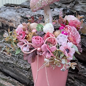 Őszi dekoráció pink-arany színvilágban nagyobb méretű - otthon & életmód - dekoráció - asztal és polc dekoráció - asztaldísz - Meska.hu Őszi dekoráció pink-arany színvilágban nagyobb méretű - otthon & életmód - dekoráció - asztal és polc dekoráció - asztaldísz - Meska.hu