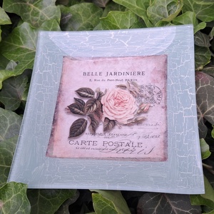 Őszi üvegtál vintage stílusban - otthon & életmód - dekoráció - asztal és polc dekoráció - dekorációs tál, tartó - Meska.hu Őszi üvegtál vintage stílusban - otthon & életmód - dekoráció - asztal és polc dekoráció - dekorációs tál, tartó - Meska.hu