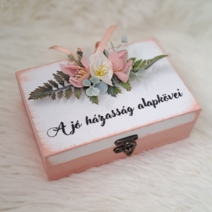 Nászajándék a jó házasság alapkövei doboz pénzátadó, Esküvő, Emlék & Ajándék, Doboz, , MESKA