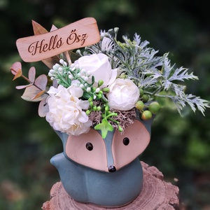 Róka formájú kerámia kaspóban őszi dekoráció illatgyertyával - otthon & életmód - dekoráció - asztal és polc dekoráció - asztaldísz - Meska.hu Róka formájú kerámia kaspóban őszi dekoráció illatgyertyával - otthon & életmód - dekoráció - asztal és polc dekoráció - asztaldísz - Meska.hu