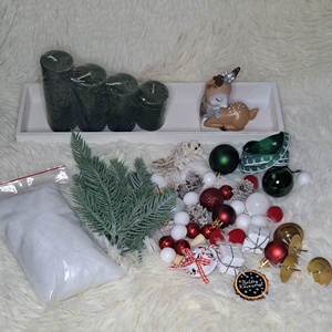 DIY box karácsonyi adventi tál - Meska.hu