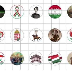 Kitűző kokárda nemzeti ünnep március 15.  - ékszer - kitűző és bross - Meska.hu