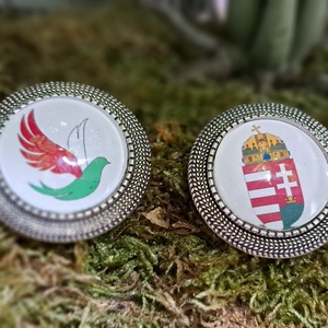 Kitűző kokárda nemzeti ünnep március 15.  - Meska.hu