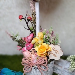 Tavaszfa virágokkal - otthon & életmód - dekoráció - asztal és polc dekoráció - asztaldísz - Meska.hu