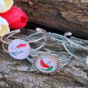 Ékszerszett nemzeti ünnep színeiben békegalamb motivummal - ékszer - ékszerszett - Meska.hu