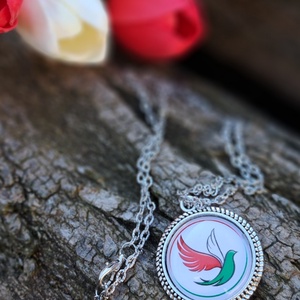 Nyaklánc békegalamb motivummal - Meska.hu