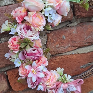 Kopogtató  romantikus hangulatban - otthon & életmód - dekoráció - ajtó- és ablak dekoráció - ajtódísz & kopogtató - Meska.hu