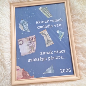 Ballagási pénzátadó képkeret - Meska.hu