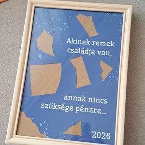 Ballagási pénzátadó képkeret - otthon & életmód - dekoráció - kép & falikép - képkeret - Meska.hu