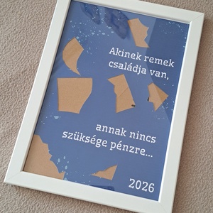 Ballagási pénzátadó képkeret - otthon & életmód - dekoráció - kép & falikép - képkeret - Meska.hu