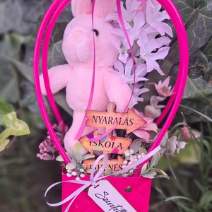 Ballagási  kistáska stitch angel nyuszi - otthon & életmód - virágdekoráció - virágok - virágcsokor - Meska.hu