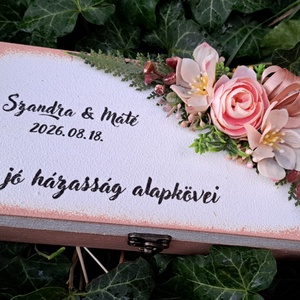 Nászajándék a jó házasság alapkövei doboz pénzátadó - esküvő - emlék & ajándék - doboz - Meska.hu