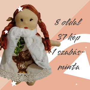 12 cm-es lány baba készítési útmutató - Meska.hu