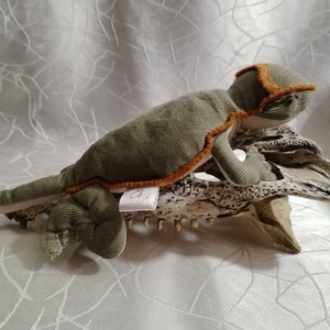 Szakállas agáma (bearded dragon) - játék & sport - plüssállat & játékfigura - plüss sárkány - Meska.hu