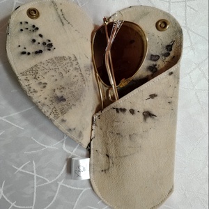 Szemüveg, napszemüveg tok (ecoprint) - táska & tok - pénztárca & más tok - szemüvegtok - Meska.hu