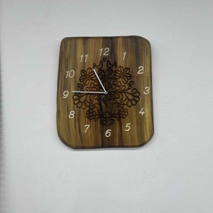Egyedi keményfa falióra , Otthon & Életmód, Dekoráció, Fali és függő dekoráció, Falióra & óra, Famegmunkálás, MESKA