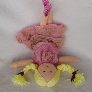  Baba rózsaszín csipkésben -  - Meska.hu