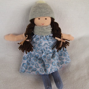 Karácsonyi öltöztetős baba -  - Meska.hu