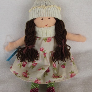 Barna baba rózsás ruhában -  - Meska.hu