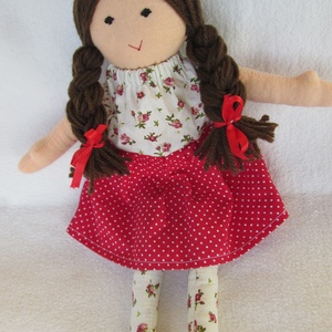 Babos szoknyás baba -  - Meska.hu