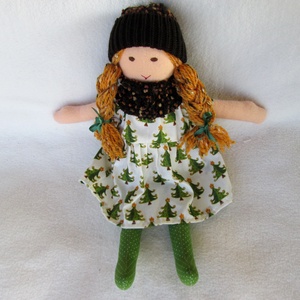 Karácsonyi szőke baba  -  - Meska.hu