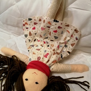 Téli baba karácsonyi ruhában - játék & sport - baba & babaház - öltöztethető baba - Meska.hu