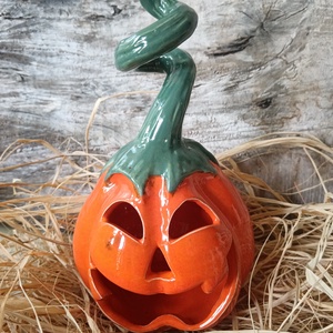 Kerámia tök , Otthon & Életmód, Dekoráció, Halloween, Halloweeni asztaldísz, , MESKA