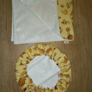 Kelesztő kendő, Kelesztő sapka-fedő - otthon & életmód - konyhafelszerelés, tálalás - konyhai textil - edényfogó & edényfedő - Meska.hu