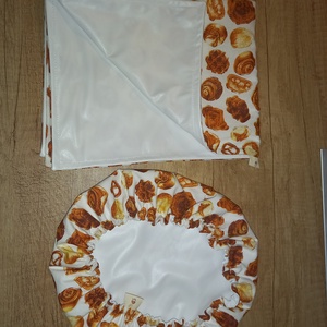 Kelesztő kendő, Kelesztő sapka-fedő - otthon & életmód - konyhafelszerelés, tálalás - konyhai textil - edényfogó & edényfedő - Meska.hu