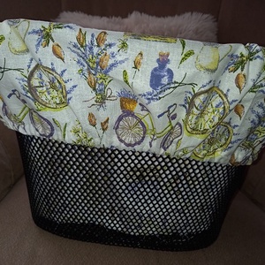 Bicikli- kerékpár kosár huzat - táska & tok - kosár - Meska.hu