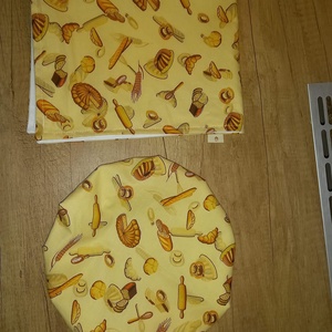 Kelesztő szett ( kelesztő kendő, kelesztő sapka) - otthon & életmód - tárolás & rendszerezés - zsebkendőtartó - Meska.hu