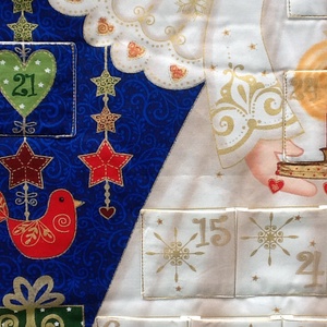 Angyalkás adventi naptár - karácsony - adventi díszek - adventi naptár - Meska.hu