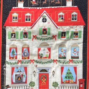 Adventi házas adventi naptár - karácsony - adventi díszek - adventi naptár - Meska.hu