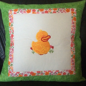 Kacsás párnahuzat, Otthon & Életmód, Lakástextil, Párna & Párnahuzat, Patchwork, foltvarrás, Varrás, MESKA