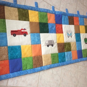  Járgányos falvédő, Otthon & Életmód, Babaszoba, gyerekszoba, Falvédő gyerekszobába, Patchwork, foltvarrás, Varrás, MESKA