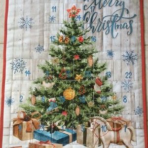 Boldog karácsonyt adventi naptár, Karácsony, Adventi díszek, Adventi naptár, Varrás, MESKA