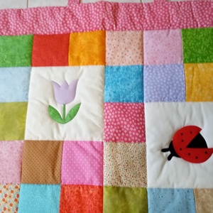  Falvédő  kislányoknak, Otthon & Életmód, Babaszoba, gyerekszoba, Falvédő gyerekszobába, Patchwork, foltvarrás, Varrás, MESKA