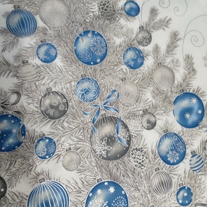 Fenyőfa ezüstben és kékben - Meska.hu