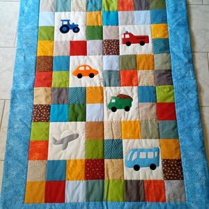 TŰZOLTÓAUTÓS Takaró - baba - mama - baba ágynemű - babatakaró, gyerek pléd - Meska.hu