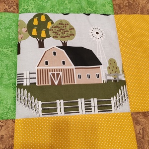 TRAKTOROS takaró  - baba - mama - baba ágynemű - babatakaró, gyerek pléd - Meska.hu