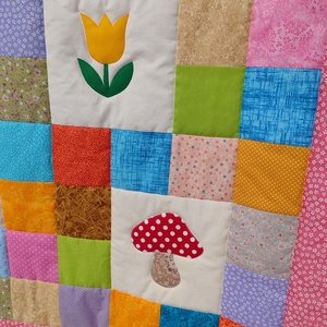 TULIPÁNOS takaró  - baba - mama - baba ágynemű - babatakaró, gyerek pléd - Meska.hu