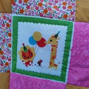 CIRKUSZOS takaró kislányoknak - baba - mama - baba ágynemű - babatakaró, gyerek pléd - Meska.hu