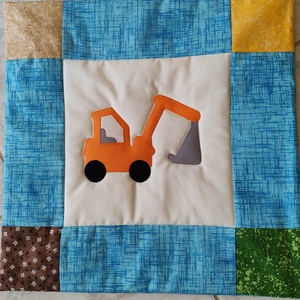 MARKOLÓS párnahuzat , Baba - mama, Babaszoba dekoráció, Gyerek díszpárna, Patchwork, foltvarrás, Varrás, MESKA
