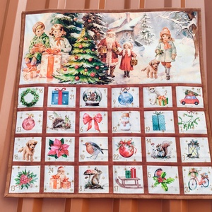  Régi karácsonyok adventi naptár - karácsony - adventi díszek - adventi naptár - Meska.hu