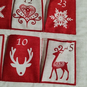 Skandináv típusú adventi naptár - Meska.hu