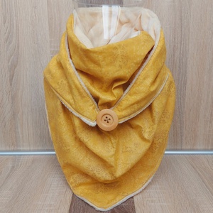 Sárga Háromszög Sál - ruha & divat - sál, sapka, kendő - sál - Meska.hu