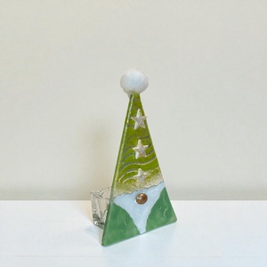 Manó formájú üveg gyertyatartó - otthon & életmód - gyertya, illat, aroma - mécses és mécsestartó - Meska.hu