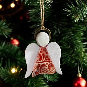 Üveg dísz készlet - karácsony - karácsonyi lakásdekoráció - karácsonyi lakásdíszek - Meska.hu